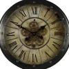 Countryfield wandklok Grant grijs D 59,5 H 7,8 cm