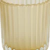Countryfield waxinelichthouder Wave beige D 9 H 9 cm