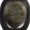 Countryfield waxinelichthouder Eggy zwart 13,5 x 25 x 34,5 cm