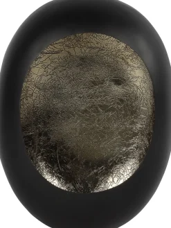 Countryfield waxinelichthouder Eggy zwart 13,5 x 25 x 34,5 cm