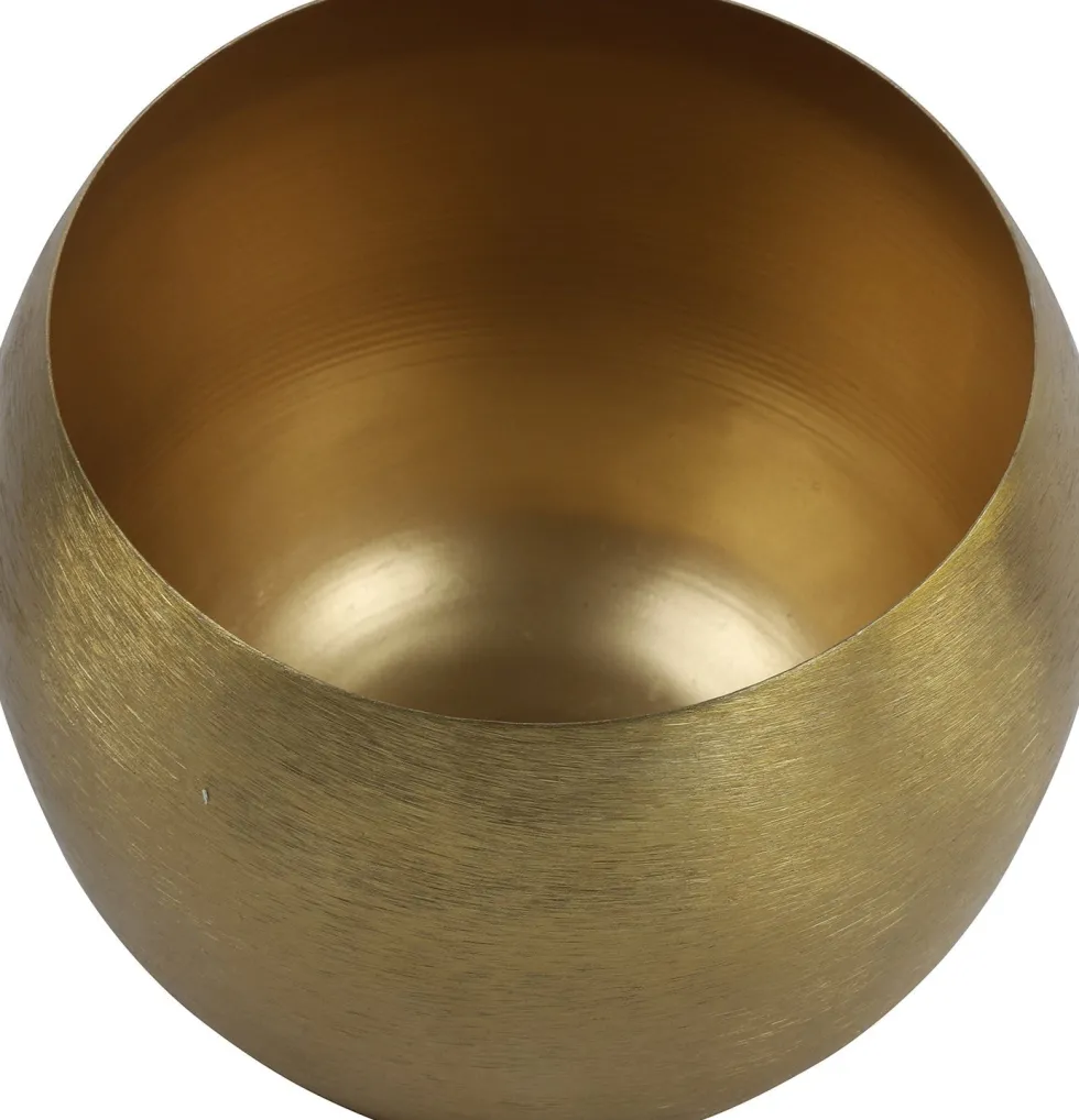 Countryfield waxinelichthouder Obion goud D 20 H 20 cm