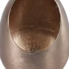 Countryfield waxinelichthouder Per bruin / goud D 10 H 14 cm