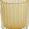Countryfield waxinelichthouder Wave beige D 7,5 H 7,5 cm