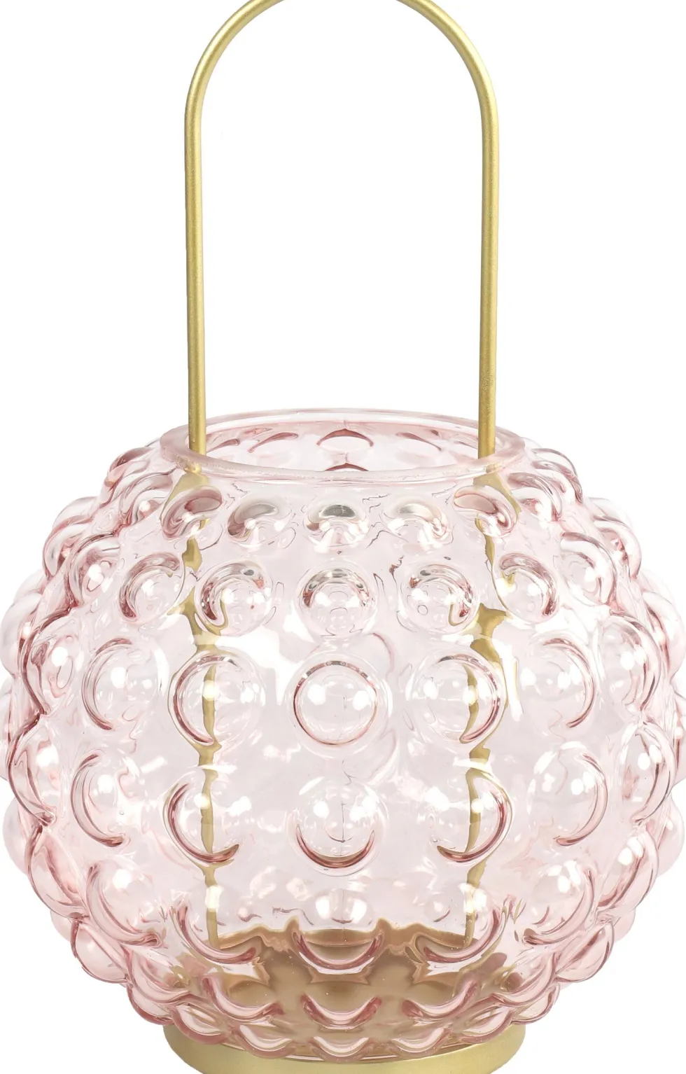 Countryfield windlicht Perly roze 18 x 18 x 27 cm