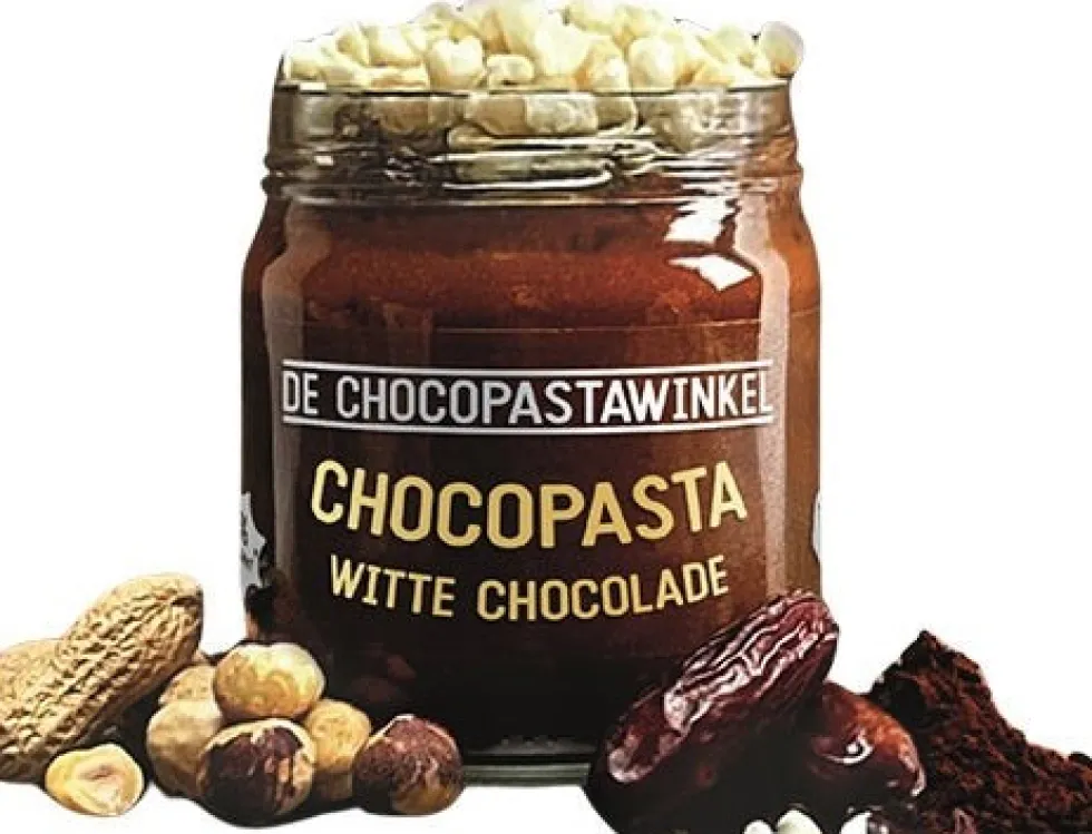 De Chocopastawinkel witte chocola 380 gr