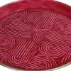 Decoratiebord Coral roze D 42 H 4 cm