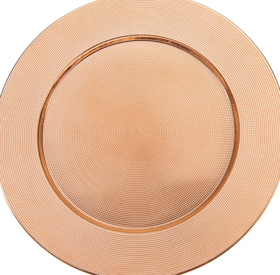 Decoratiebord goud D 40 H 2 cm