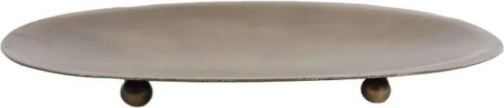 Decoratiebord Timothy goud 16 x 13 x 2 cm