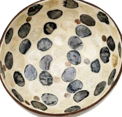 Decoratieschaal Coconut Bowl crème 15 x 13 x 6 cm