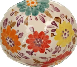 Decoratieschaal Fleur multi D 22,5 H 8,5 cm