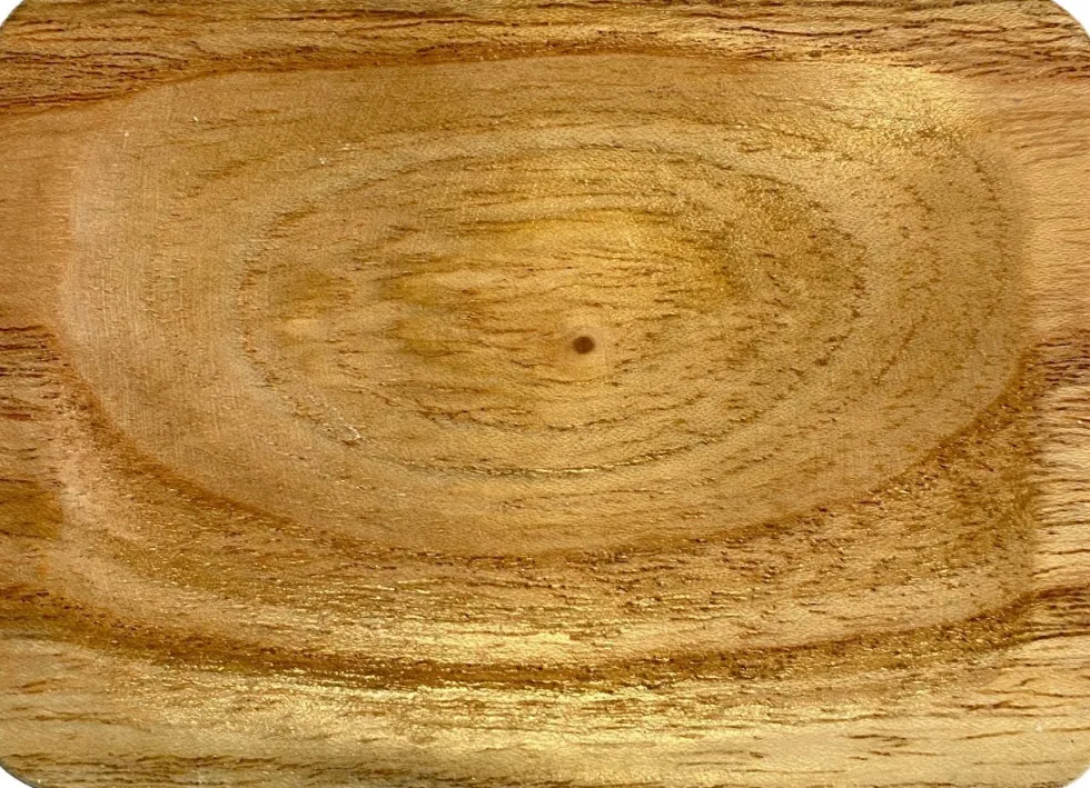 Decoratieschaal naturel 10 x 7,5 x 1,5 cm