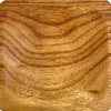 Decoratieschaal naturel 7,5 x 7,5 x 1,5 cm