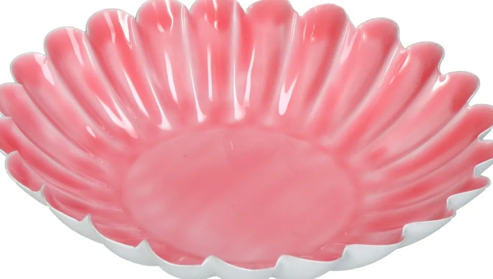 Decoratieschaal Sab roze D 27 H 5,5 cm
