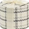 Decoris cadeauverpakking wit / zwart D 13 H 13 cm