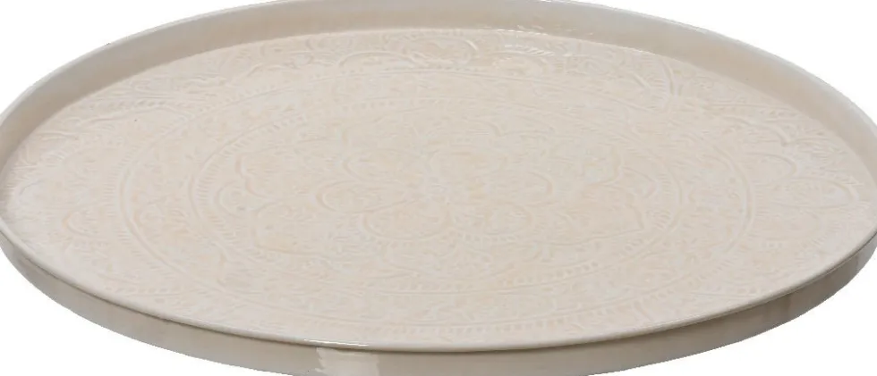 Decoris decoratiebord Cura crème D 60 H 3 cm