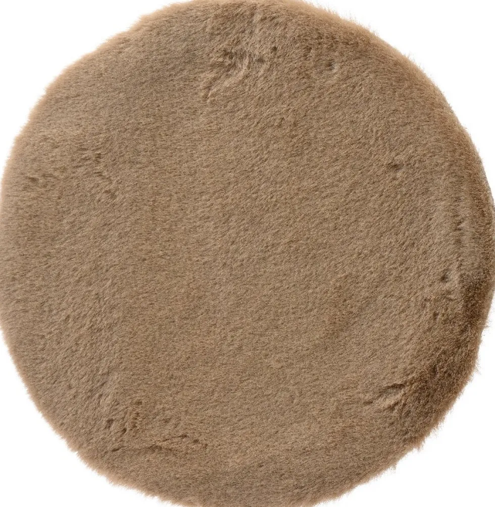 Decoris dierenvacht imitatiebond Hare beige D 38 H 2,5 cm