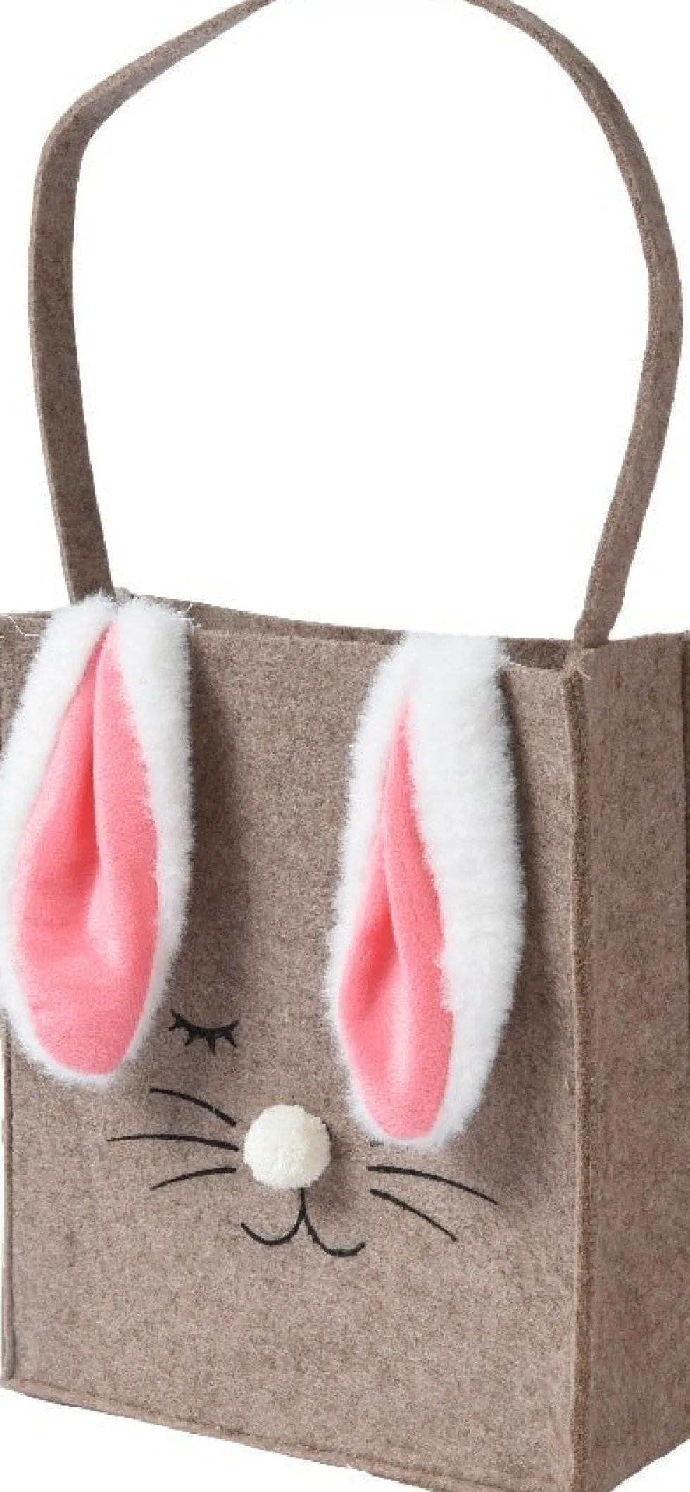 Decoris kadotas paashaas beige 20 x 42 x 7 cm
