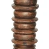 Decoris kandelaar bruin D 8,5 H 25 cm