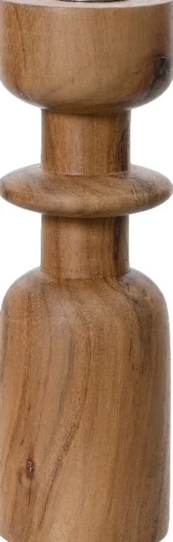 Decoris kandelaar Lo naturel D 6,5 H 20 cm