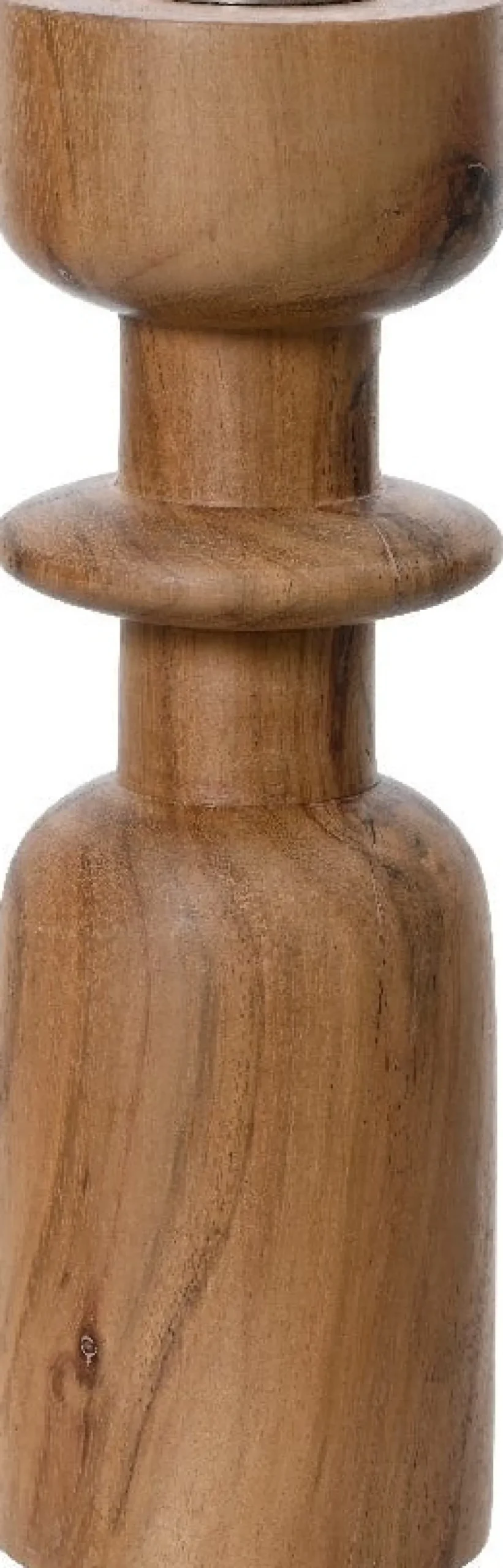 Decoris kandelaar Lo naturel D 6,5 H 20 cm