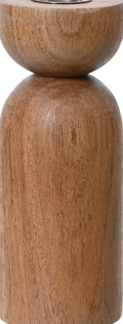 Decoris kandelaar naturel D 6 H 15 cm