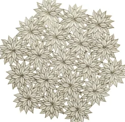 Decoris placemat goud D 38 cm