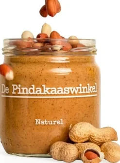 De Pindakaaswinkel pindakaas naturel 420 ml