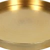 Dienblad goud D 32 H 3 cm
