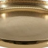 Dienblad goud D 34 H 4 cm
