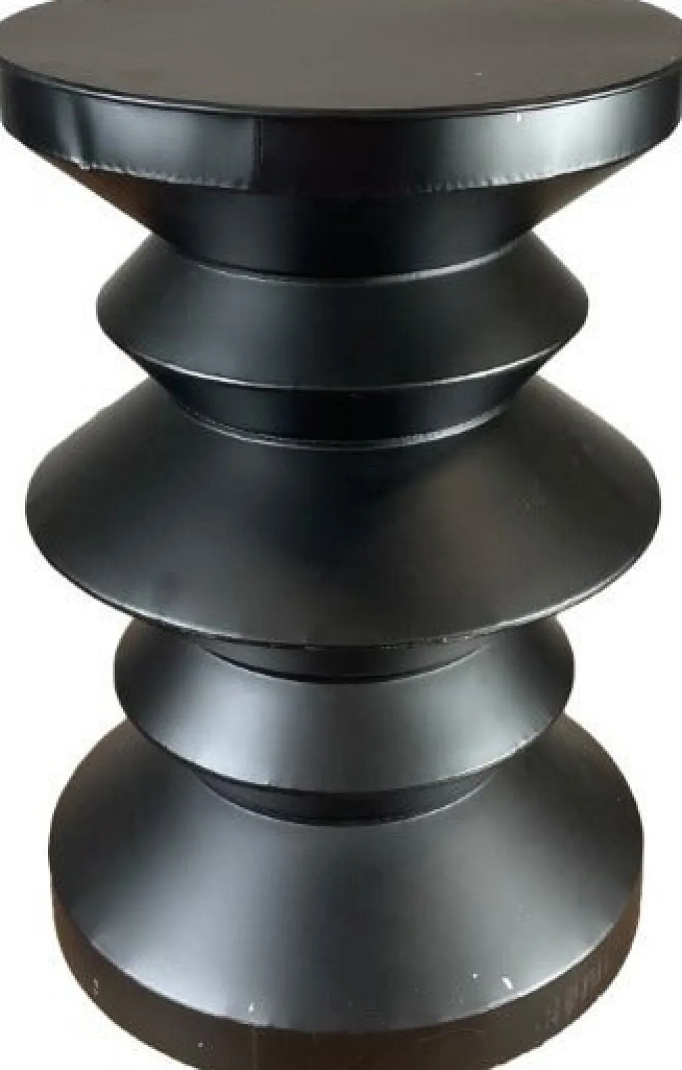 Dijk Natural Collections bijzettafel zwart D 38,5 H 54,5 cm