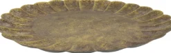 Dijk Natural Collections decoratiebord Elara bruin / goud D 58 H 3 cm