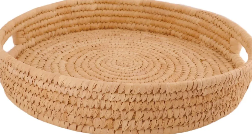 Dijk Natural Collections decoratiebord Loes naturel D 38 H 7 cm