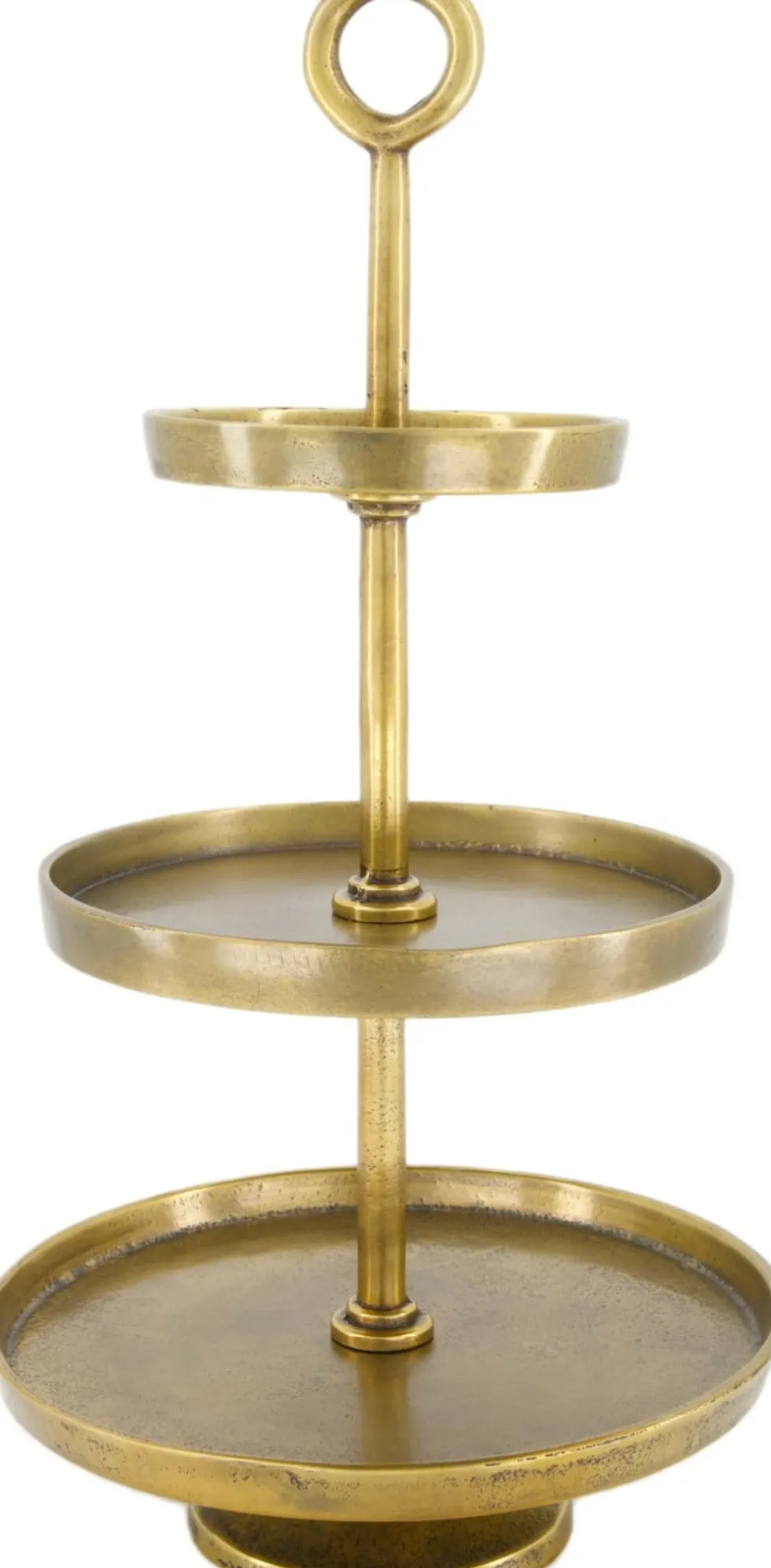 Dijk Natural Collections etagère Elden goud D 25 H 47 cm