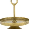 Dijk Natural Collections etagère Elden goud D 22 H 20 cm