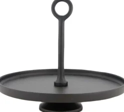 Dijk Natural Collections etagère Elden zwart D 30 H 27 cm
