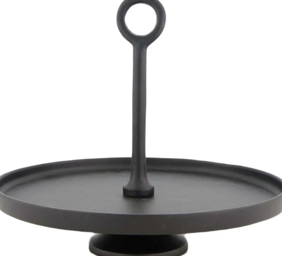 Dijk Natural Collections etagère Elden zwart D 30 H 27 cm