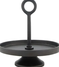 Dijk Natural Collections etagère Elden zwart D 22 H 20 cm
