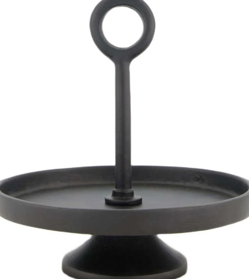 Dijk Natural Collections etagère Elden zwart D 22 H 20 cm