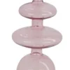 Dijk Natural Collections kandelaar roze D 8,5 H 19,5 cm