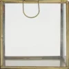 Dijk Natural Collections opbergdoos goud 11 x 11 x 11 cm