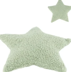 Dijk Natural Collections sierkussen Linus groen D 45 H 8 cm
