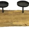 Dijk Natural Collections waxinelichthouder Camilla naturel 70 x 2 x 16 cm