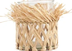 Dijk Natural Collections windlicht naturel D 12 H 15 cm