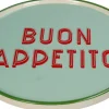 Dinerbord Buon Appetito groen D 25,5 H 1,2 cm