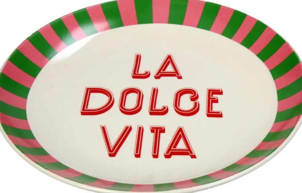 Dinerbord La Dolce Vita wit D 25 H 3,5 cm