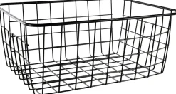 Draadmand Cas zwart 28 x 22 x 12,5 cm