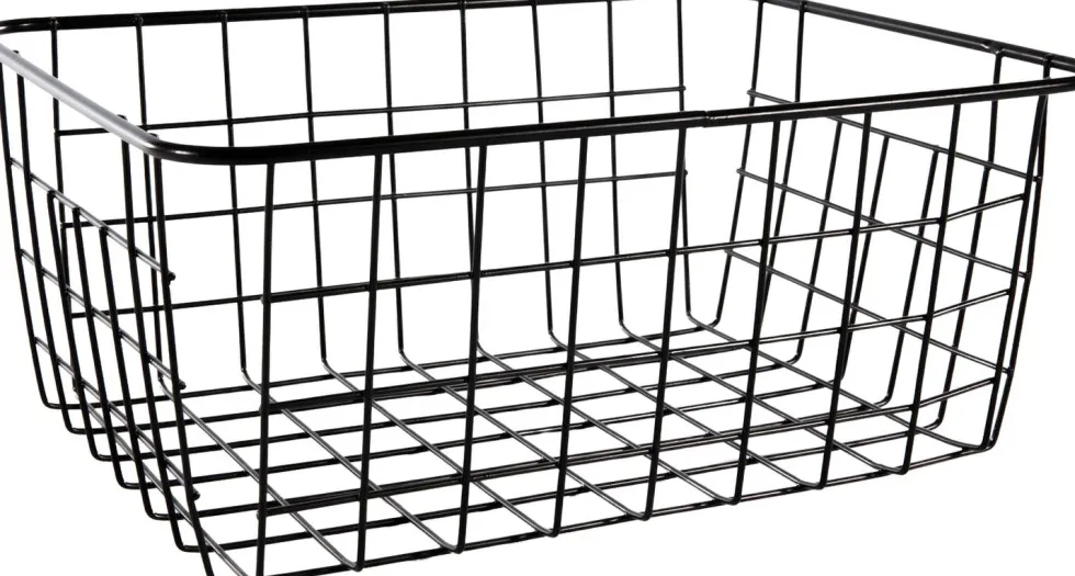 Draadmand Cas zwart 28 x 22 x 12,5 cm
