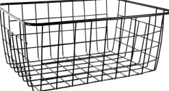 Draadmand Cas zwart 20 x 15,5 x 8 cm
