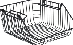 Draadmand Sef stapelbaar zwart 28 x 27 x 13 cm