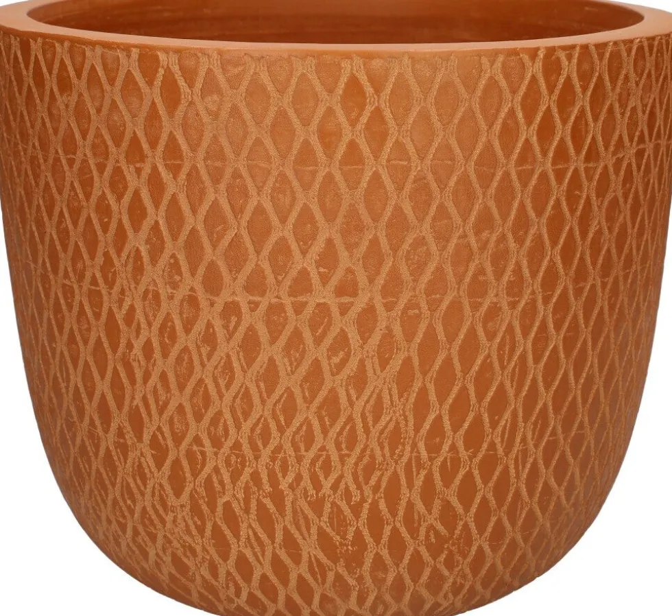Duif bloempot Bell bruin D 27 H 24 cm